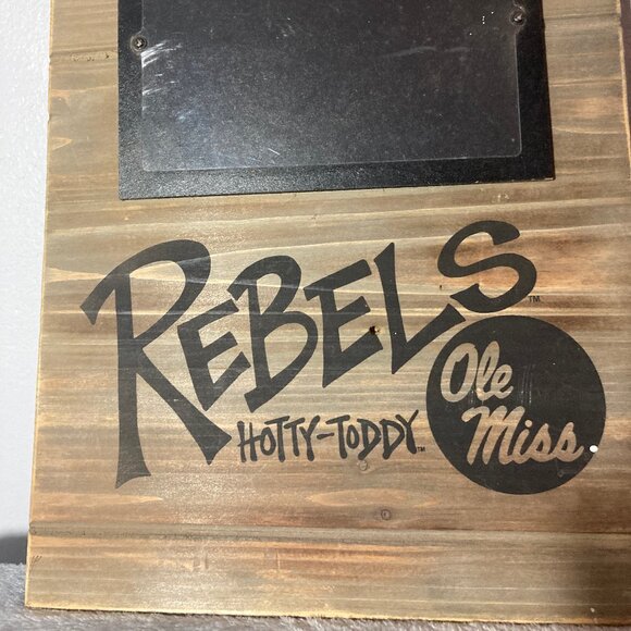 Ole Miss Rebels Wood Picture Frame w/5" x 7" Opening - Picture 2 of 3